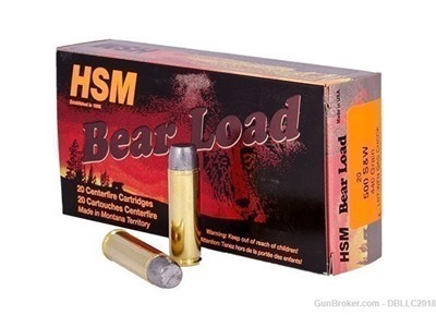 20 ROUNDS HSM 500MAG AMMO HSM-500-6-N HSM