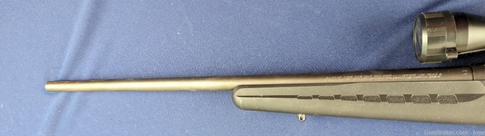 Unused Sleek Savage AX-19 .223 Rifle w/Scope-img-11