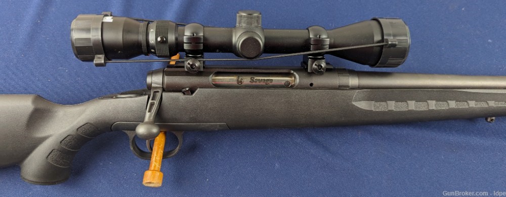 Unused Sleek Savage AX-19 .223 Rifle w/Scope-img-2