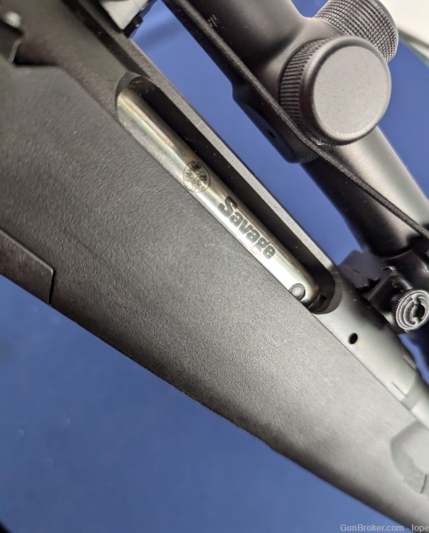 Unused Sleek Savage AX-19 .223 Rifle w/Scope-img-6