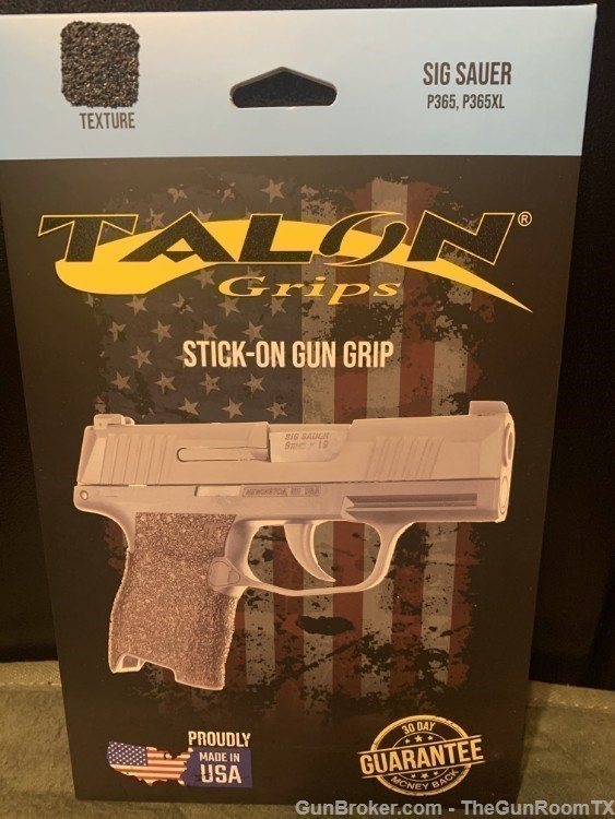 Talon Grips Stick-On Gun Grip Pro Texture Sig Sauer P365/P365XL NIB!-img-0