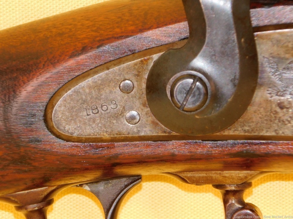 Scarce Springfield Model 1868 .50-70 Trapdoor Rifle c. 1870-img-5