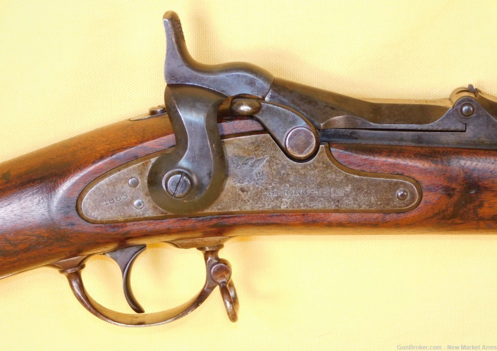 Scarce Springfield Model 1868 .50-70 Trapdoor Rifle c. 1870-img-4