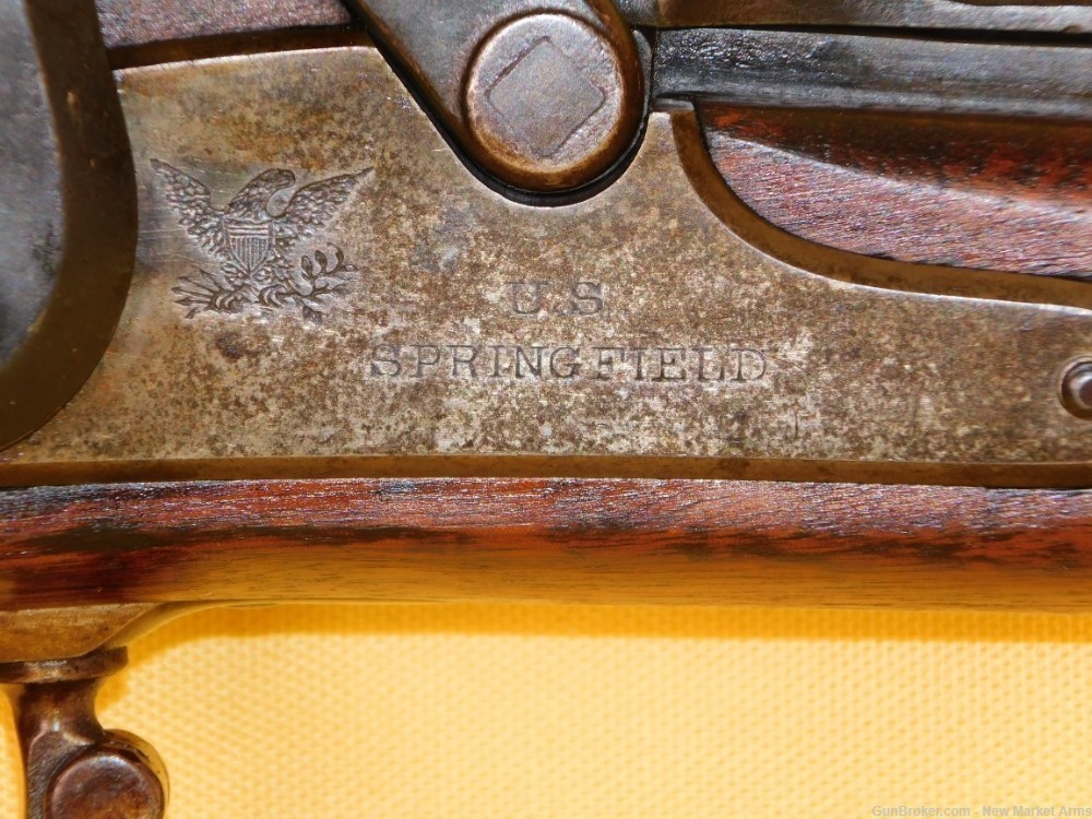 Scarce Springfield Model 1868 .50-70 Trapdoor Rifle c. 1870-img-7