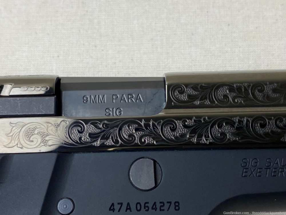 Sig Sauer P226 Engraved 9mm Para 4.4" Circa 2014 ANIB-img-12