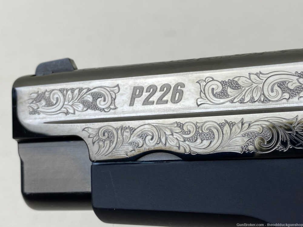 Sig Sauer P226 Engraved 9mm Para 4.4" Circa 2014 ANIB-img-24