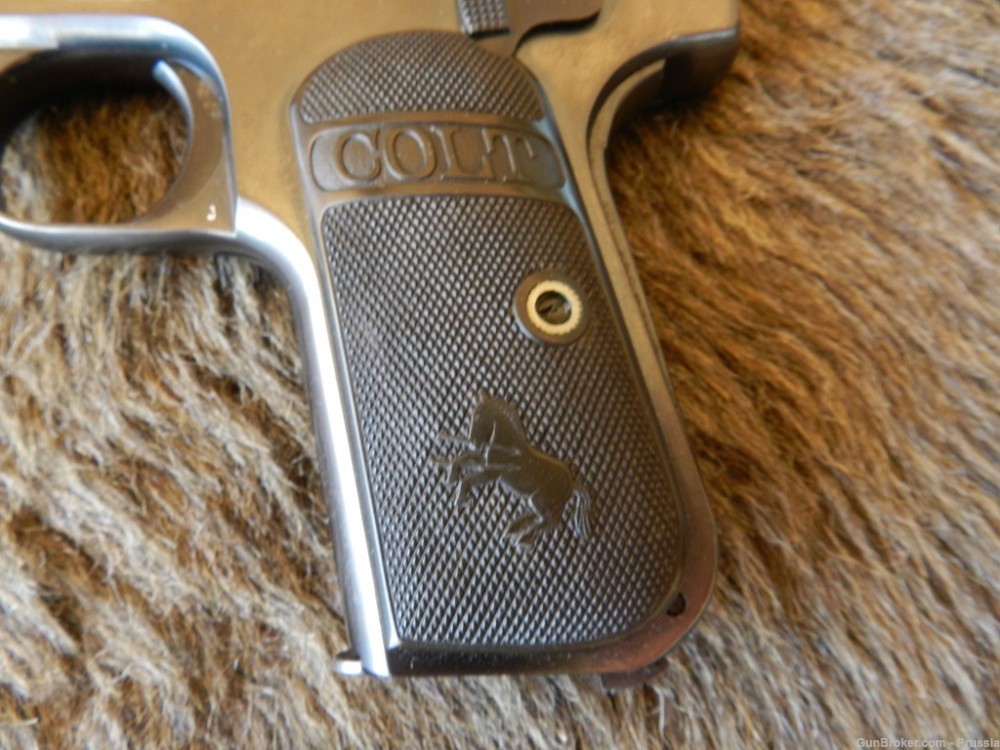 Colt 1903 Pocket Hammerless 32 Rimless 3 3/4" Blue 97% in Box-img-1