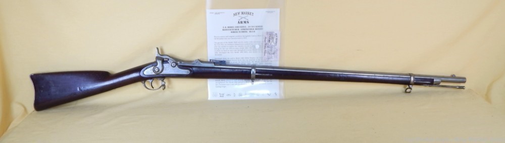 Scarce Springfield Model 1868 .50-70 Trapdoor Rifle c. 1870-img-0