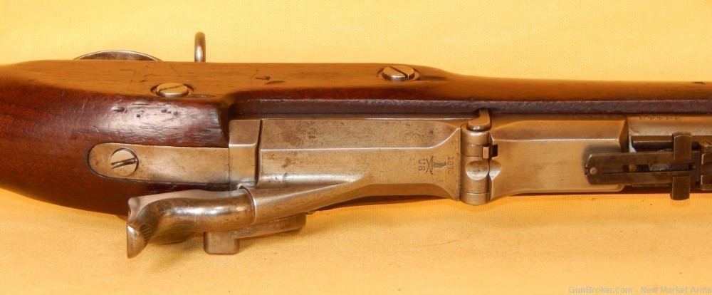 Scarce Springfield Model 1868 .50-70 Trapdoor Rifle c. 1870-img-11