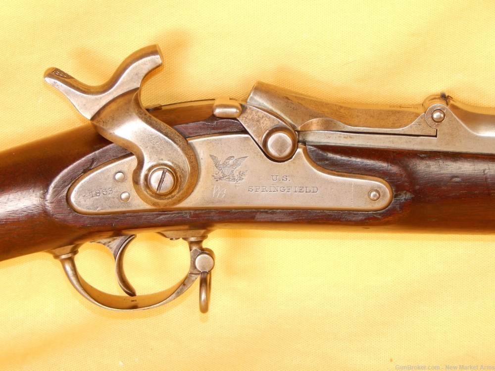 Scarce Springfield Model 1868 .50-70 Trapdoor Rifle c. 1870-img-8