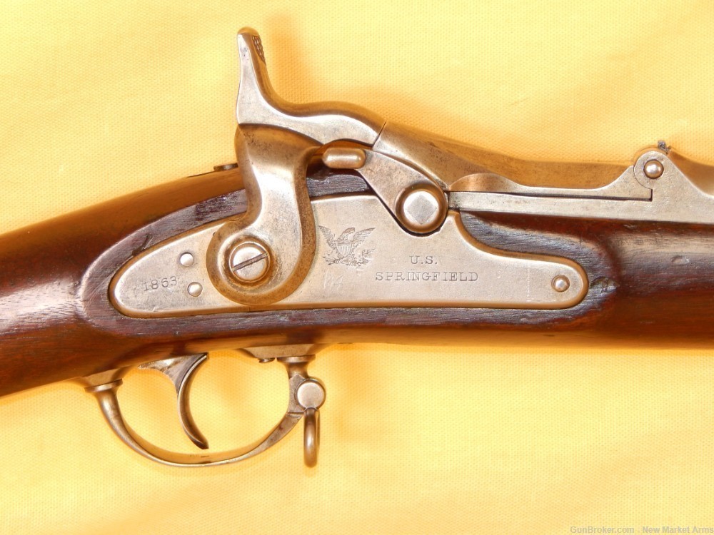 Scarce Springfield Model 1868 .50-70 Trapdoor Rifle c. 1870-img-6