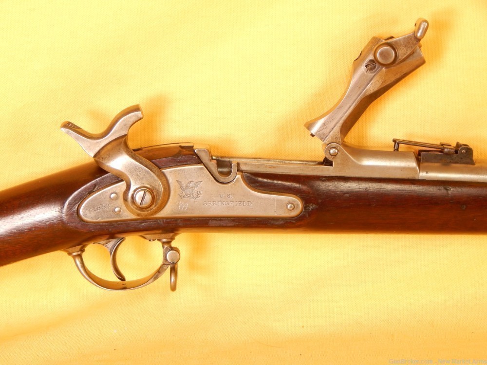 Scarce Springfield Model 1868 .50-70 Trapdoor Rifle c. 1870-img-9