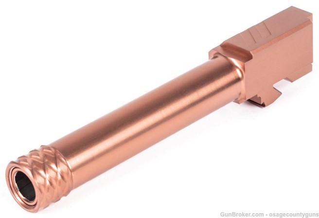 Zev Technologies Pro Match Threaded Barrel for Glock 19 Gen 1-5 - Bronze-img-3