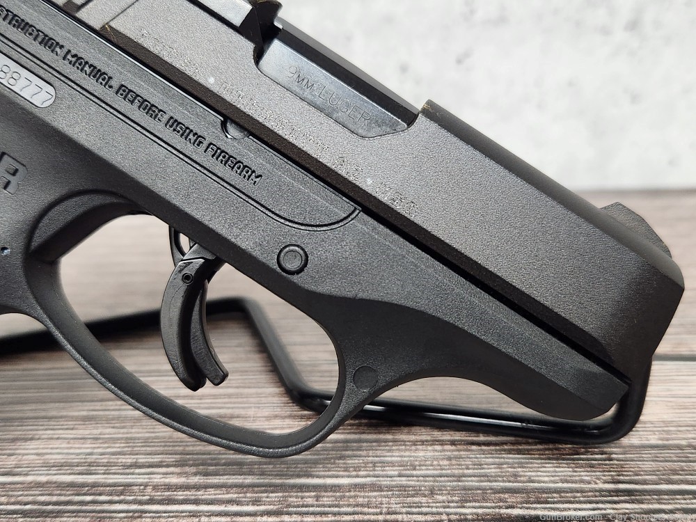 Ruger EC9s 9mm 7+1rd Hogue Rubber Grip Semi Auto Pistols at GunBroker