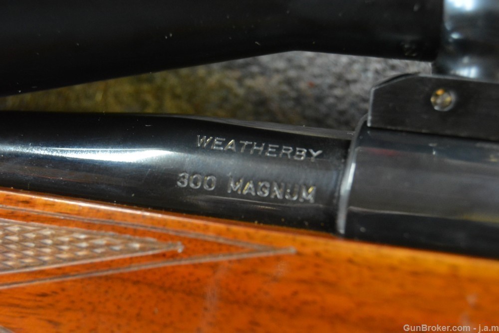 Rare Weatherby FN Deluxe Pre MK V .300 Wby mag Left Handed Rifle Made 1957-img-31