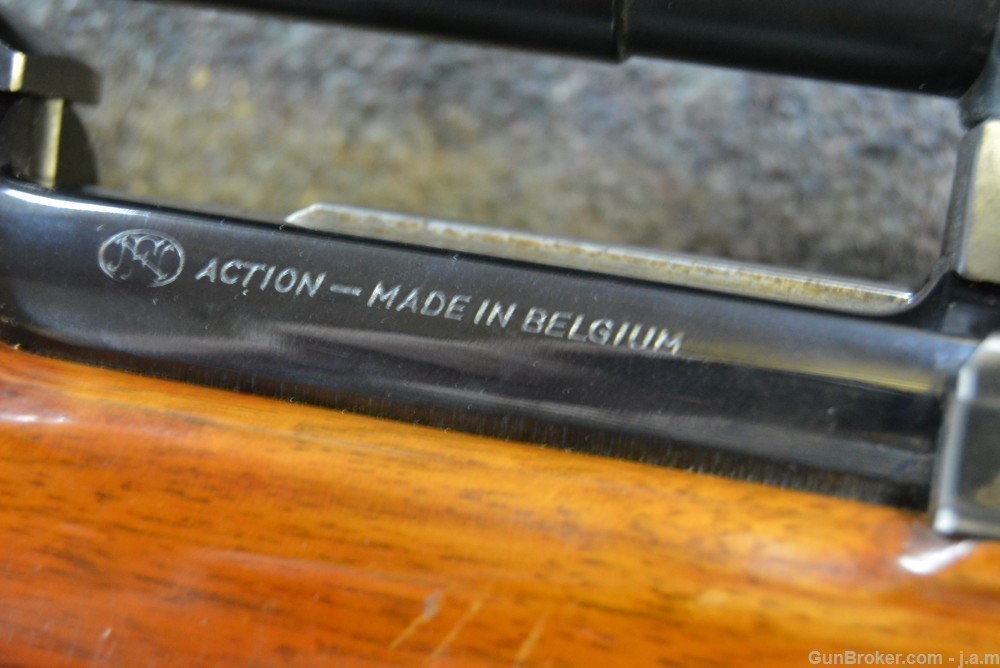 Rare Weatherby FN Deluxe Pre MK V .300 Wby mag Left Handed Rifle Made 1957-img-32