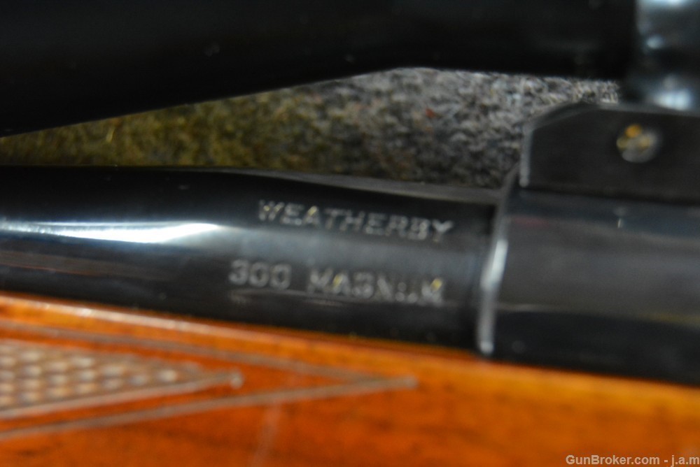 Rare Weatherby FN Deluxe Pre MK V .300 Wby mag Left Handed Rifle Made 1957-img-30