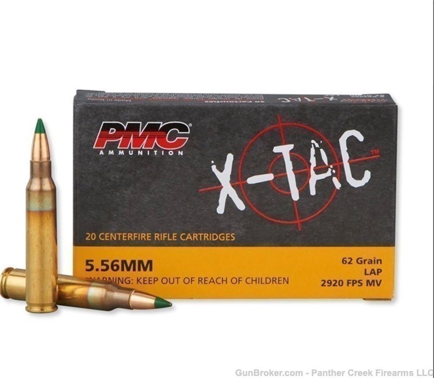 5.56mm PMC X-TAC GREEN TIP LAP XM855 SS109 1000 Case federal .223-img-5