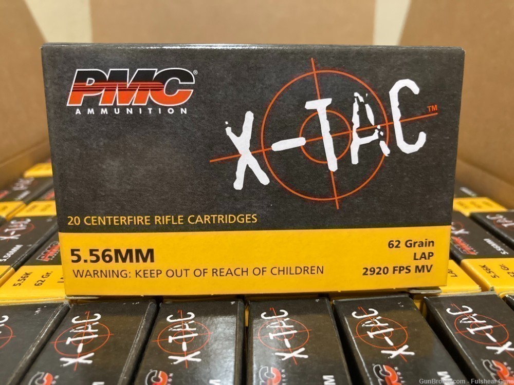 5.56mm PMC X-TAC GREEN TIP LAP XM855 SS109 1000 Case federal .223-img-0