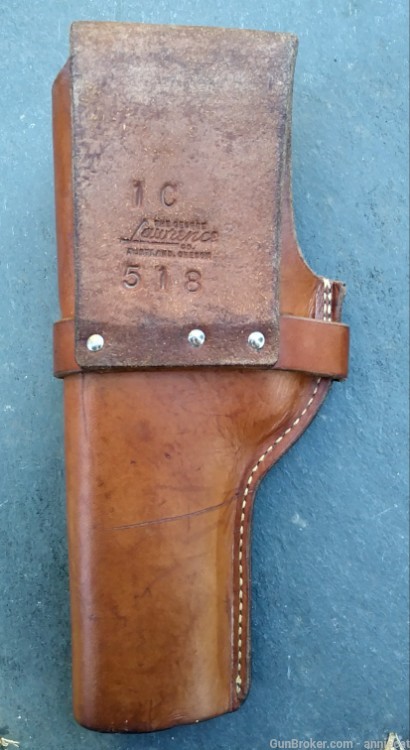 Vintage leather George Lawrence holster for colt 1911-img-1