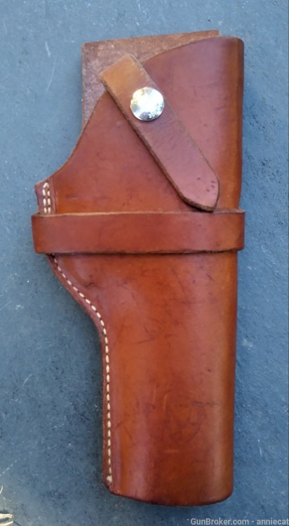 Vintage leather George Lawrence holster for colt 1911-img-0