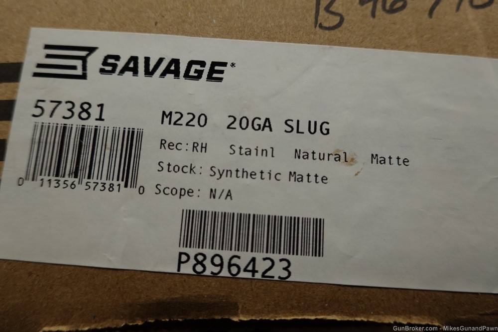 Savage 220 Slug - 20 Gauge - Bolt Action Shotgun - Mossy Oak Camo Stock-img-5