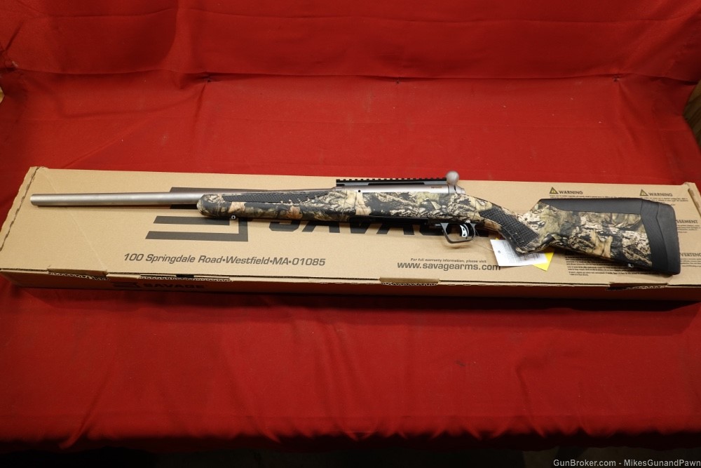 Savage 220 Slug - 20 Gauge - Bolt Action Shotgun - Mossy Oak Camo Stock-img-2
