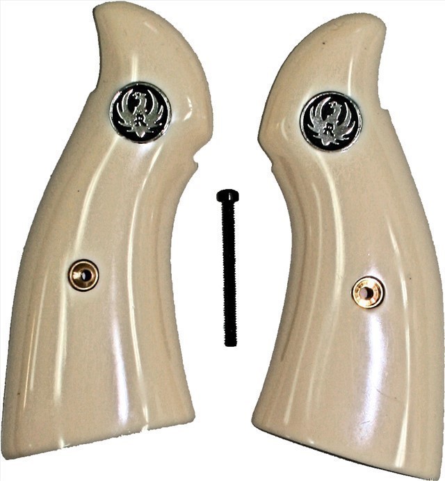 Ruger Security Six Revolver Grips With Medallions-img-0