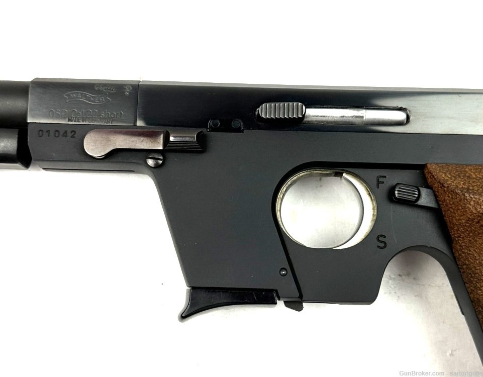 Walther osp .22 short semi auto pistol -img-9