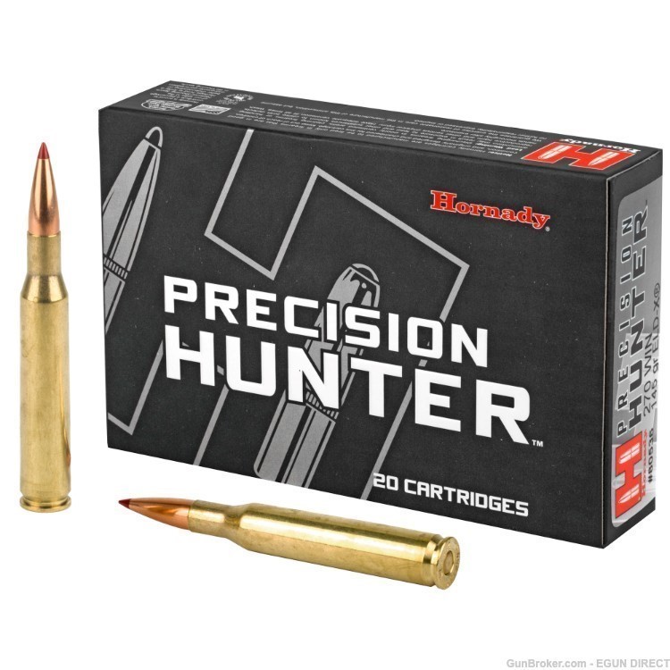 Hornady Precision Hunter 270 Winchester 145gr ELD-X - 20rd-img-0