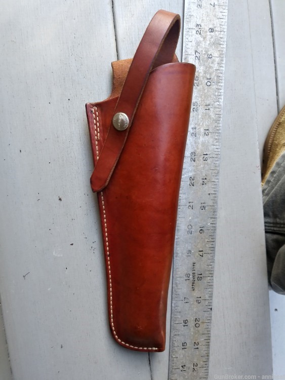 Elmer Keith quickdraw george lawrence holster , Smith wesson 29, 8 3/8 inch-img-1