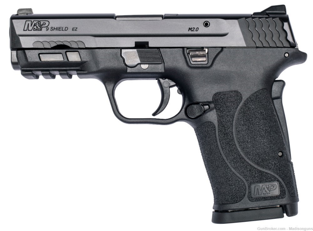 Smith & Wesson M&P Shield EZ M2.0 9mm Luger 3.68" 8+1 Black Polymer Frame -img-0
