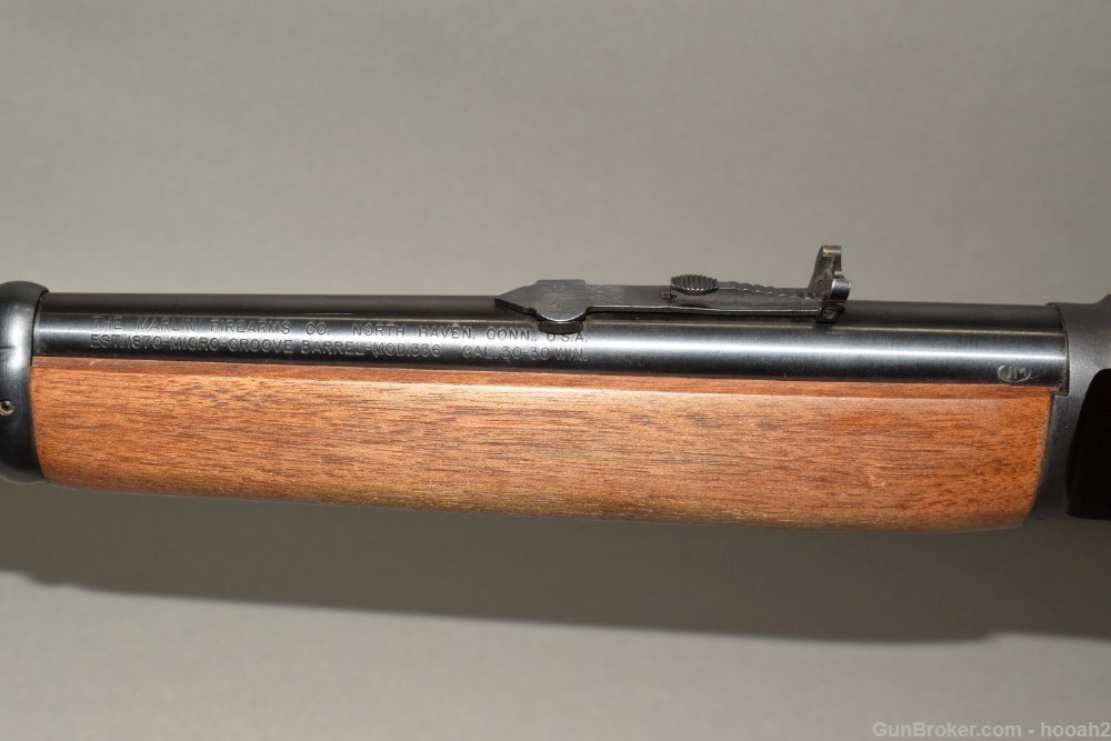 Nice Marlin Model 336 Lever Action Carbine 20" Microgroove 30-30 Win 1976-img-11