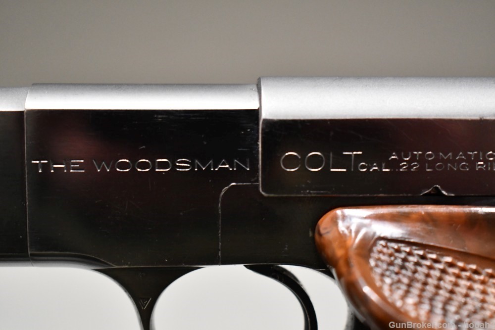 First Year Colt Woodsman Match Target Semi Auto Pistol 22 LR 1938 C&R-img-12