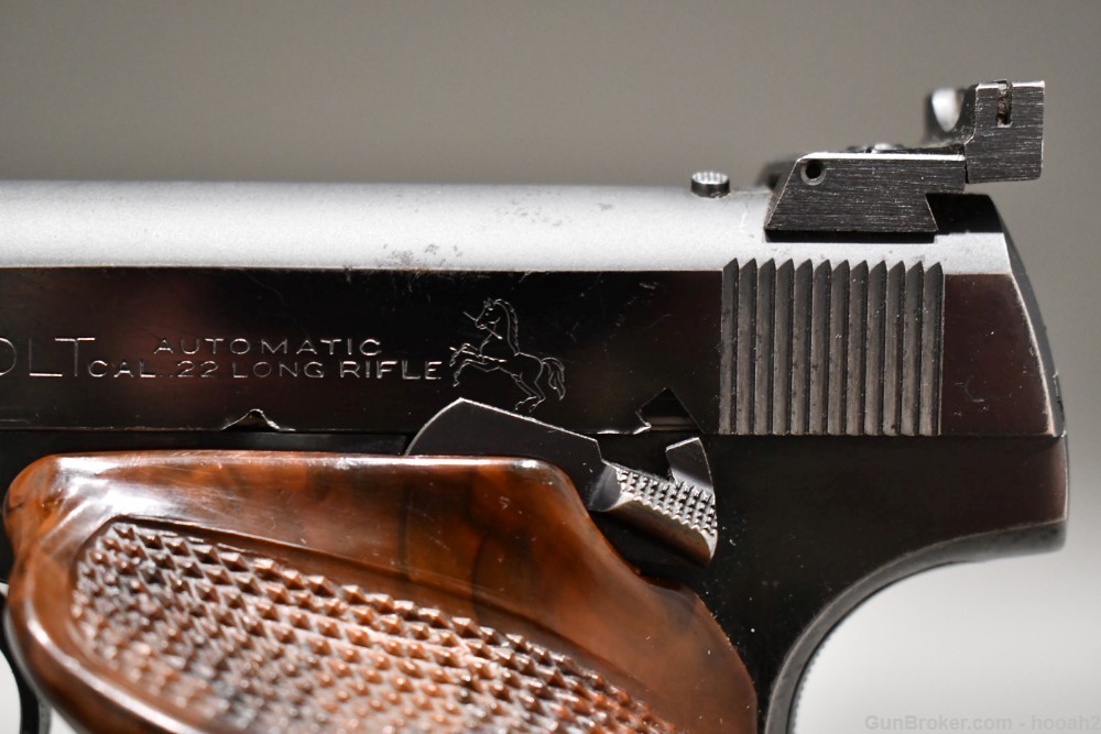 First Year Colt Woodsman Match Target Semi Auto Pistol 22 LR 1938 C&R-img-10