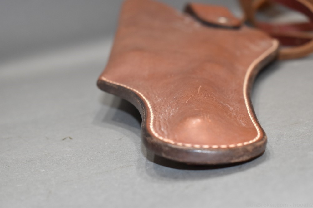 Factory Thompson Center T/C Contender? Shoulder/Chest Leather Holster LH-img-9