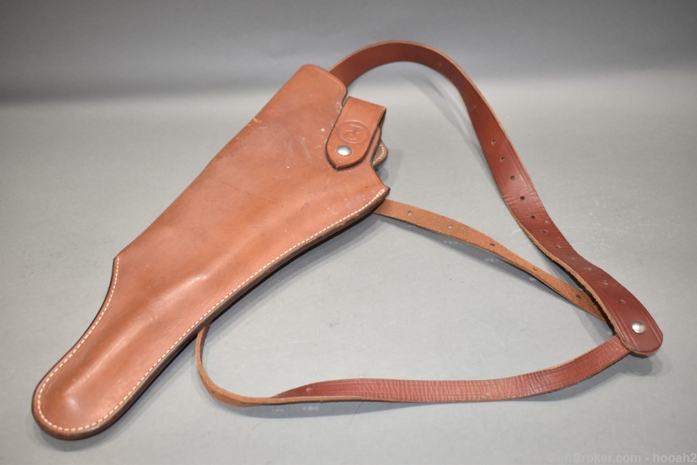 Factory Thompson Center T/C Contender? Shoulder/Chest Leather Holster LH-img-0