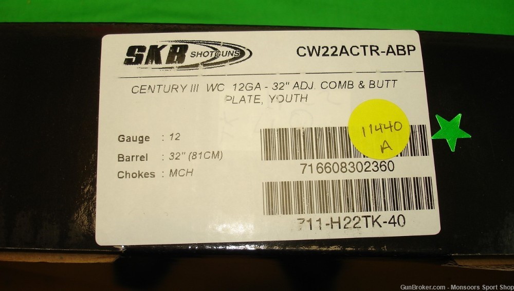 SKB Century III Trap 12ga / 32" RH Youth - #CW22ACTR-ABP - NEW-img-9
