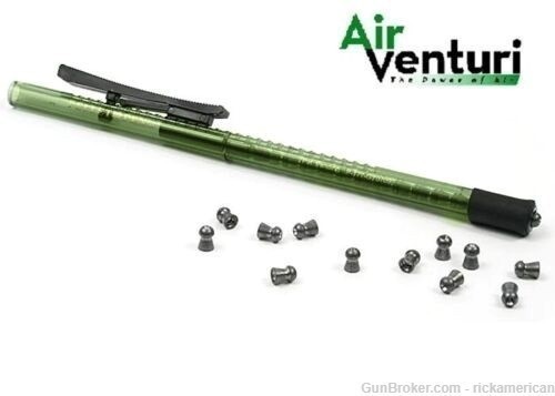 Air Venturi Pellet Pen, Green, Holds 15 .22 Cal Pellets NEW! # AV-6010-img-0