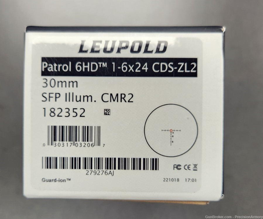 Leupold Patrol 6HD 1-6x24 CDS-ZL2 NEW. Free ship, NO Credit Card Fee -img-1