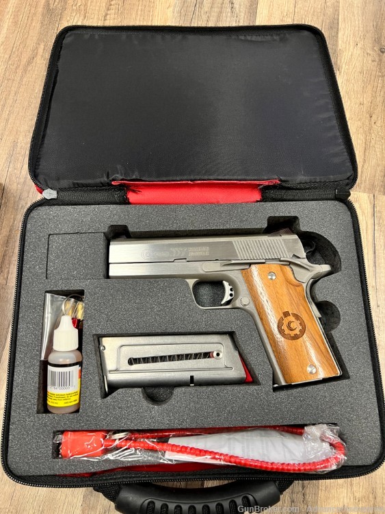 Coonan 357 Compact .357 Mag 1911 Stainless w/ Case & Extras mint-img-3