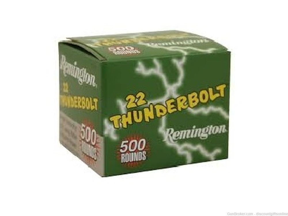Remington Thunderbolt Ammo .22 LR Box of 500 Rds. CLEARANCE -img-0