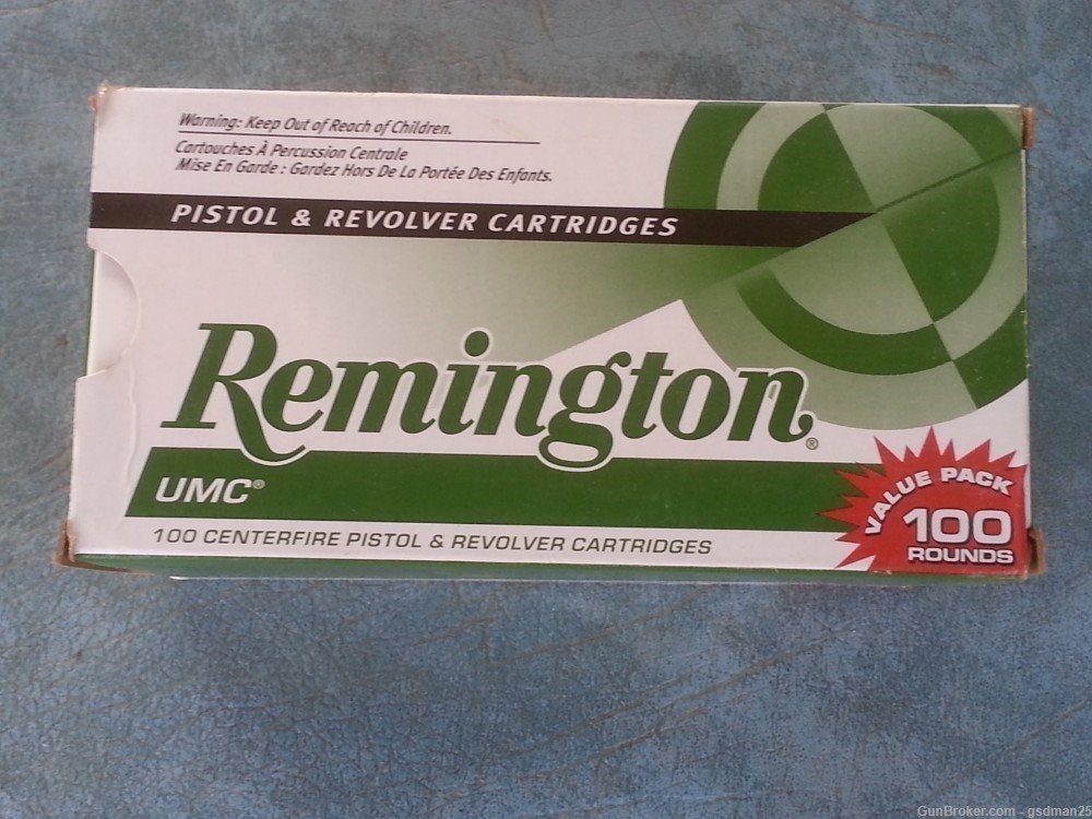 Remington 40 S&W 100 Rounds 180gr FMJ-img-1