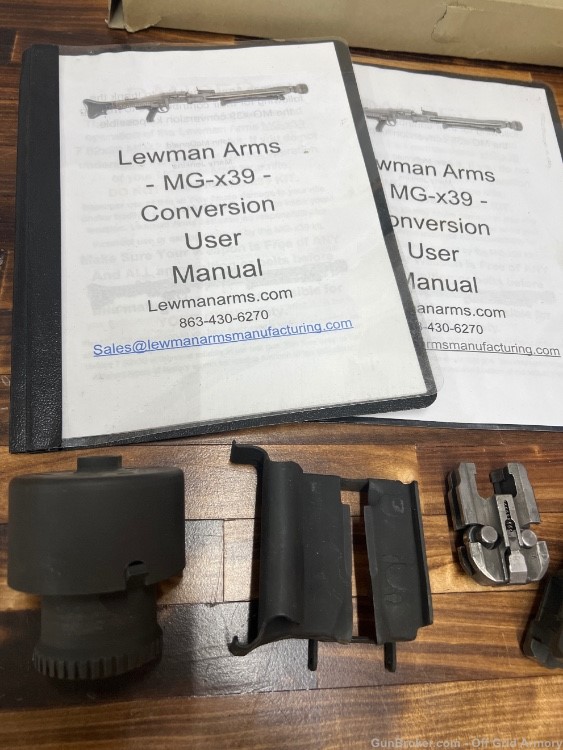 LEWMAN ARMS MG42 7.62x39 CONVERSION W/ 3 BARRELS!  NEW!-img-1