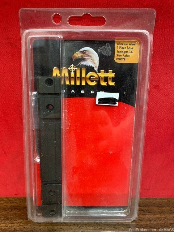 Millett Alluminum 1 Piece Base for Remington 783 Short Action-img-0