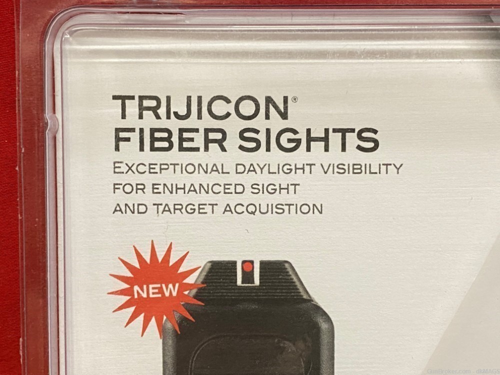 Trijicon Fiber Sights Iron Sight Replacement Red Fiber 3 Pack AC50008-img-1