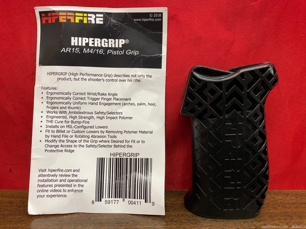 Hiperfire Hipergrip for AR-15, M4/16 Pistol Grip-img-1