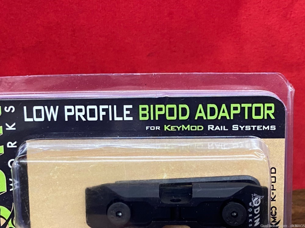 Odin Works Low Profile Harris Bipod Adapter for Keymod Rail Systems-img-2