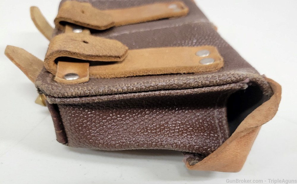 Russian Mosin Nagant 91.30 leather pebble grain pouch-img-4