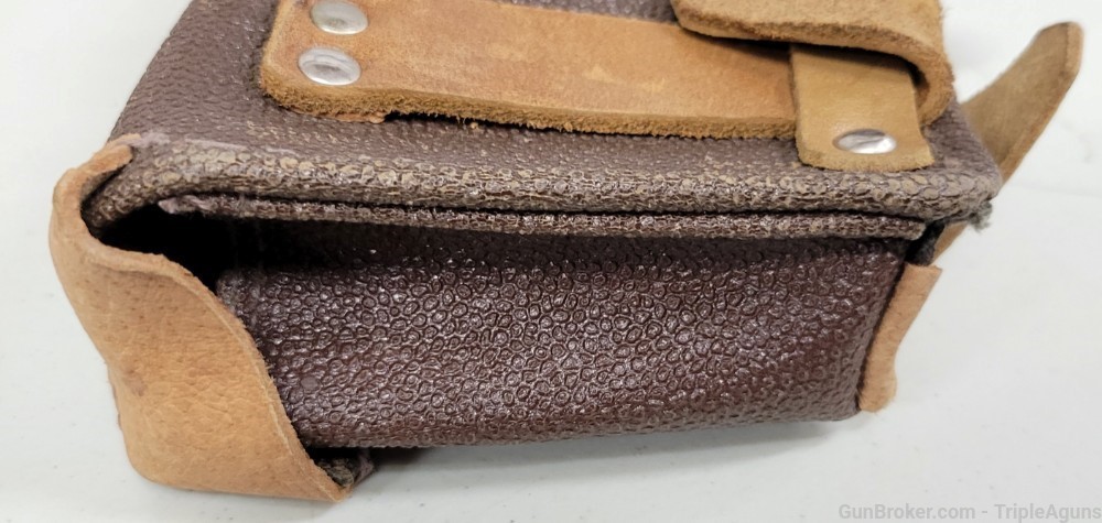 Russian Mosin Nagant 91.30 leather pebble grain pouch-img-3
